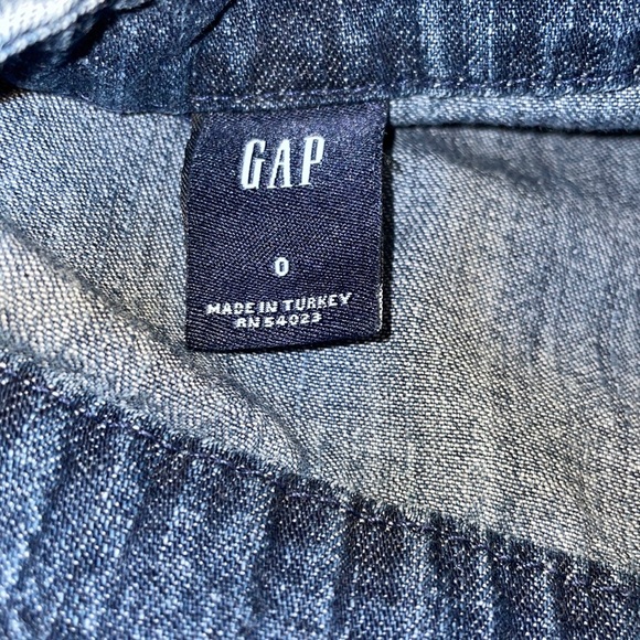 GAP Denim Tiered Skirt Size 0 - Picture 2 of 9